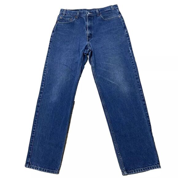 Vintage Levi’s 550 Jeans Men 36x34 Blue Denim Y2K Relaxed Straight Baggy * 34x32